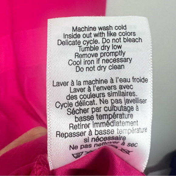 NWT Veronica Beard Austyn Tiered Midi Dress Fuschia sz XL Stretch Pima Cotton - Picture 5 of 8